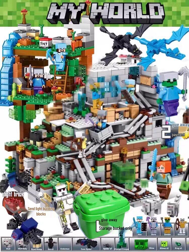 Minecraft Steve's Treehouse Adventure Set - Building Blocks Toy for Kids