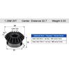 Roată dințată conică 2.5 Mod 20 dinți 2.5M 20T Cu alezaj pentru pană 12 14 15 16 17 18 20 22 24 25mm Angrenaj de acționare la 90 de grade Oțel