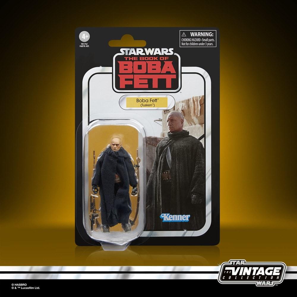 Hasbro Star Wars Vintage Collection Boba Fett Tuskens Action Figure 3.75-inch Collector with Book Ages 4 and Up