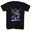 Mega Man - Collage Orange Beam - Short Sleeve - Adult - T-Shirt