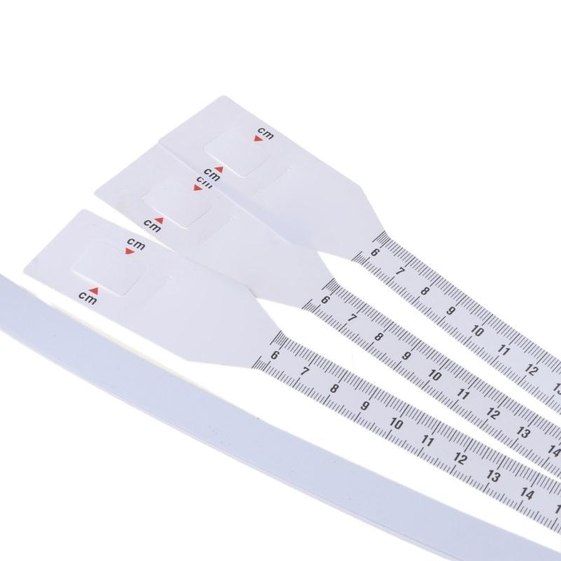  3pcs Practical 22'' Infant for Head Circumference Tape Durable Measure Ruler Plastic for Toddler New Born Baby Hospital