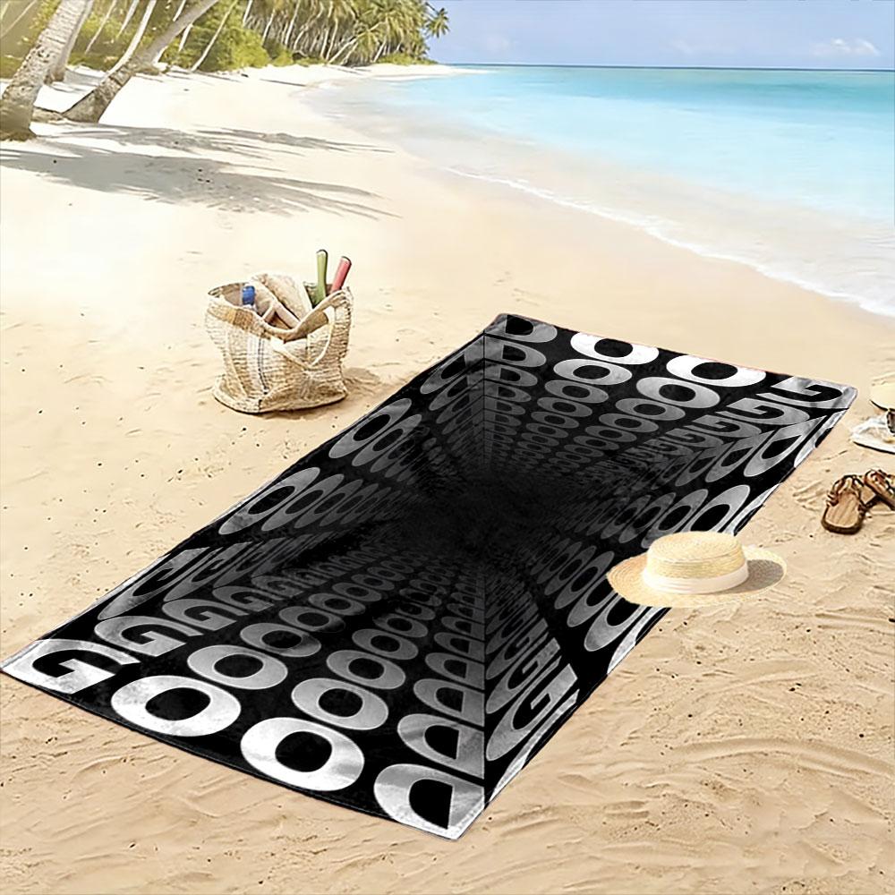 Optical Illusion GOOD Towel A must-have beach towel for beach travel