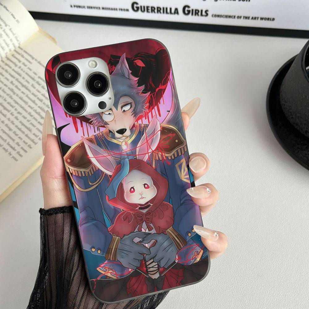 Classic Japanese Anime B-Beastars For IPhone 17 16 15 14 13 12 11 Pro Max Plus Pro Clear Phone Cover Non-Slip Shell