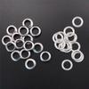 100Sets Grommet Tool 10mm Eyelets with 3pcs Installation Tools for Craft Making Shoes Bag Leather Belt Repair Accessory