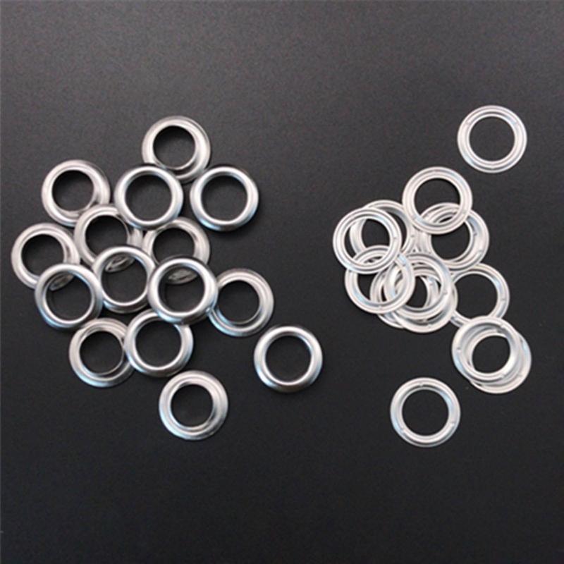 100Sets Grommet Tool 10mm Eyelets with 3pcs Installation Tools for Craft Making Shoes Bag Leather Belt Repair Accessory