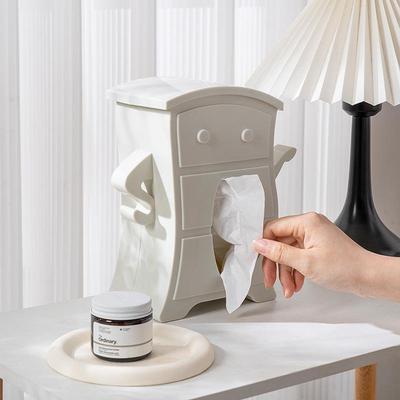 Niedlicher Taschentuchboxhalter Bunt Rutschfest Taschentuchboxhalter Große Kapazität Form Desktop-Dekor Platzsparend Organisation Dekor