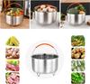 Steamer Cookware-Steamer Basket for Instant Pot, Vegetable Steamer Basket Stainless Steel Steamer Basket Insert for Pots (3-8qt)