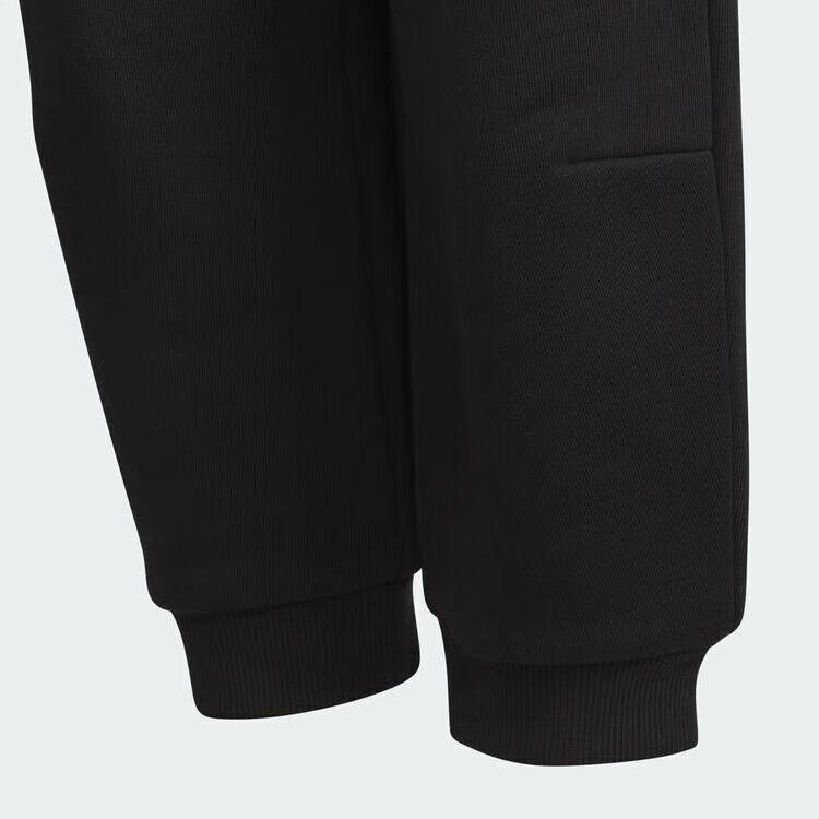 adidas Long Pants LK KN Warm Brand Logo Letter Lace-Up Cuffed Kids Bottoms KB5130