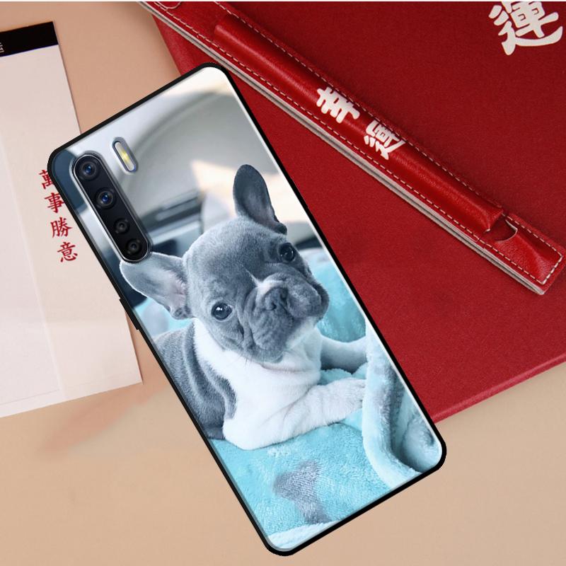 Pug Dog French Bulldog For OPPO A16 A17 A15 A5 A9 A31 A53 A54 A74 A94 A52 A72 A76 A96 A77 A54S A57S Phone Case