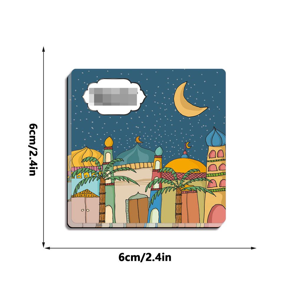 Middle Eastern Ethnic Style Acrylic Fridge Magnet Festival Home Decoration Sticker