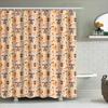 Bathroom Shower Curtain Floral Vintage Botanical Farmhouse Rustic Home Decor Washable Waterproof Fabric