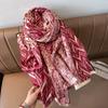 Color matching imitation cashmere shawl scarf high-end fashion order versatile warm scarf women