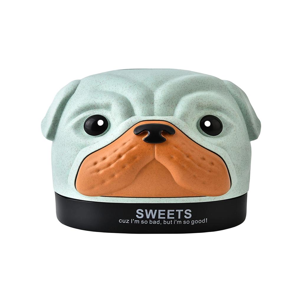 Creative Tissue Box Cover, Exquisite Realistic Cute Dog Appearance Tissue Dispenser Box Holder For Dresser Bathroom, Home