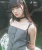 ZIZEMUSEUM Ribbon Button Top (Charcoal)