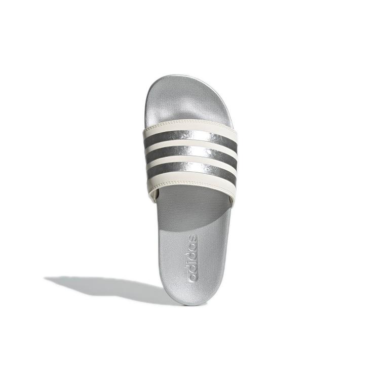 Adidas Adilette Comfort Slide 'White Matte Silver' Women's GW8746
