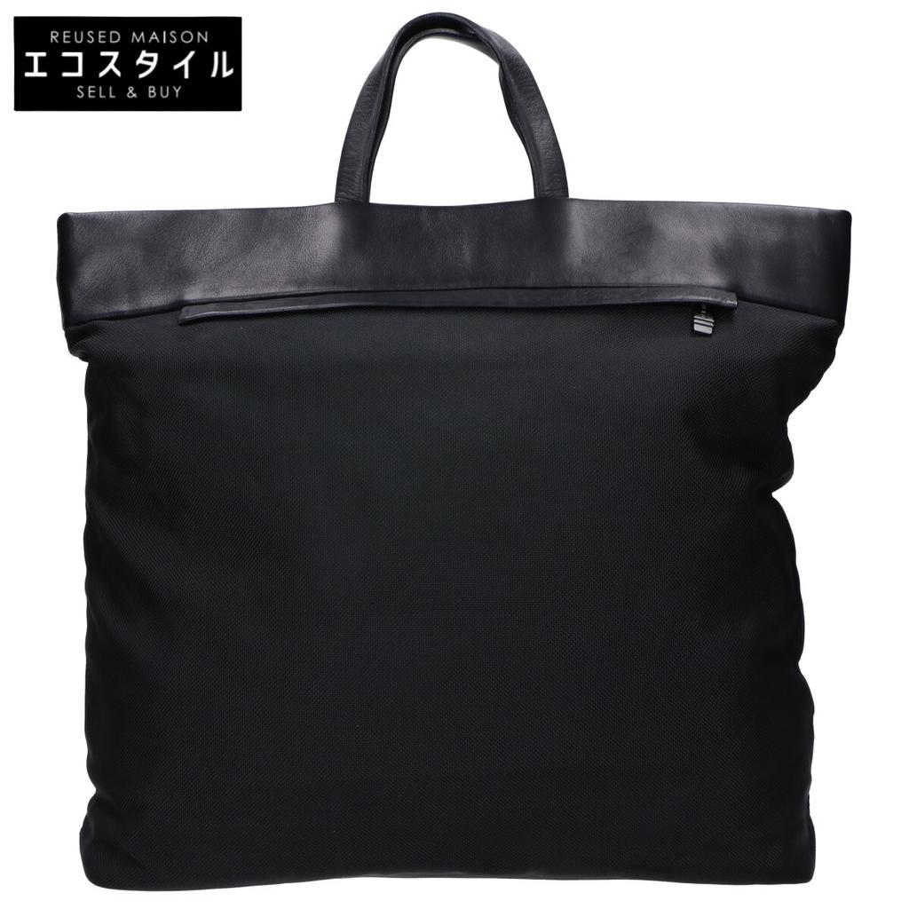 TUMI Leatherx Nylon Tote Bag blackUsed
