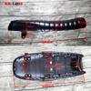 64cm University Retro Motorcycle Waterproof Leather Cafe Racer Vintage Gel Flat Cushion Seat Saddle