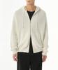 MUSINSA STANDARD Ribbed Knit Hooded Zip-Up [Cream]