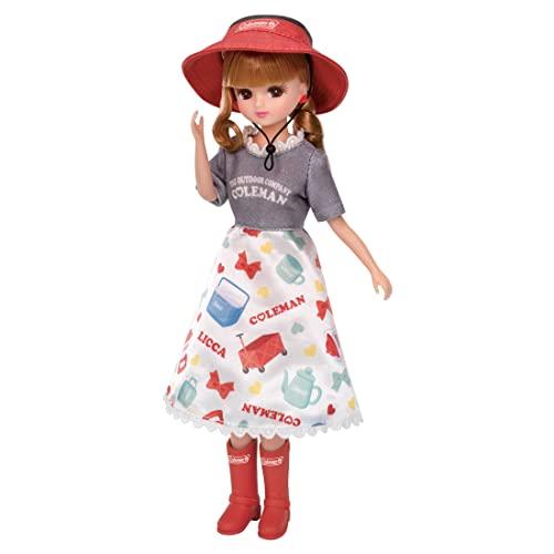TAKARA TOMY Bambola Licca-chan LD-09 Camp Daisuki Licca-chan (Collaborazione con Coleman) Gioco di travestimento Giocattolo Età 3+