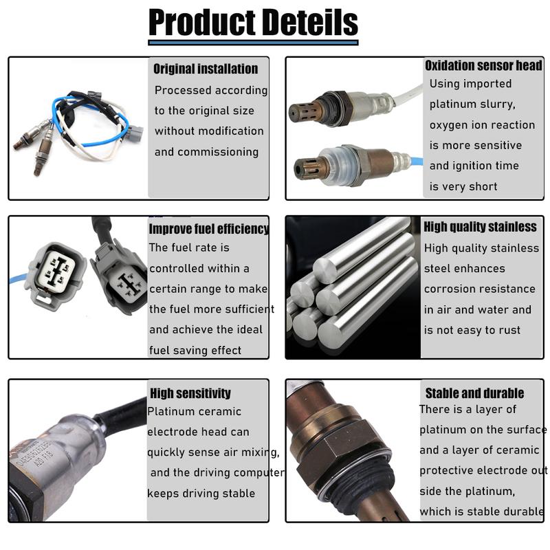 Upstream&Downstream Oxygen O2 Sensor For Acura TSX 2.4L 2004 2005 2006 2007 2008 234-9066 234-4363 36531-RBB-003 36532-RAD-L11