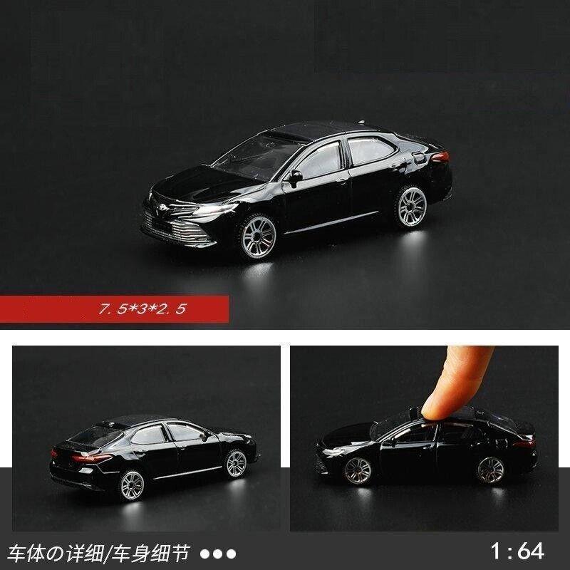 

1:64 Black Camry Sedan Sports Модель литого под давлением металлического автомобиля BN