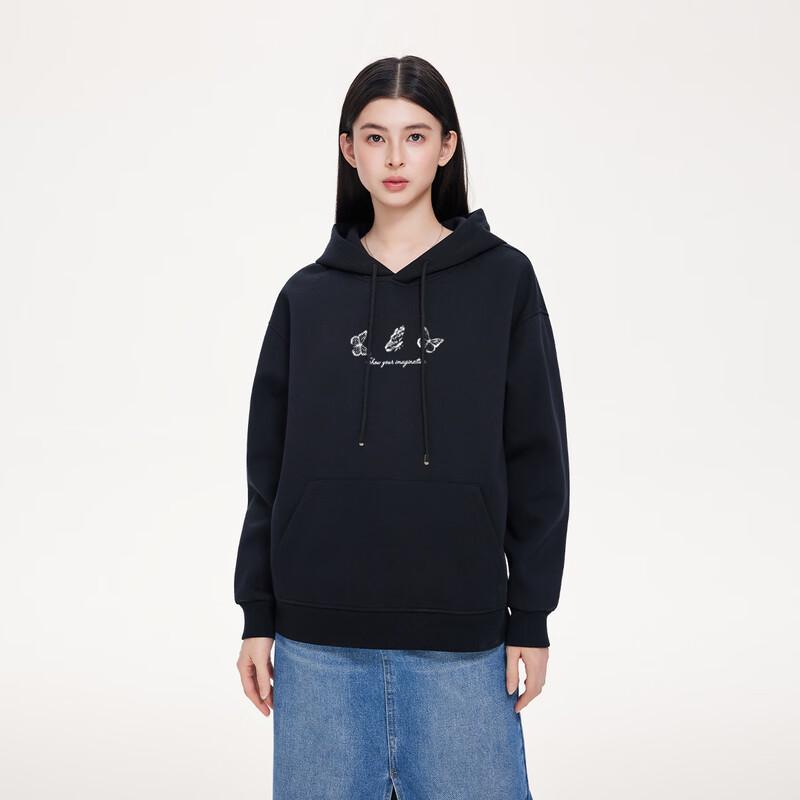 FivePlus Women's Academy Style Long-Sleeve Hooded Sweatshirt