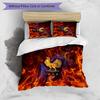 France Football Printed Bedding 3 Piece Set Cozy Breathable Bed Cover Set as Housewarming Holiday Gift