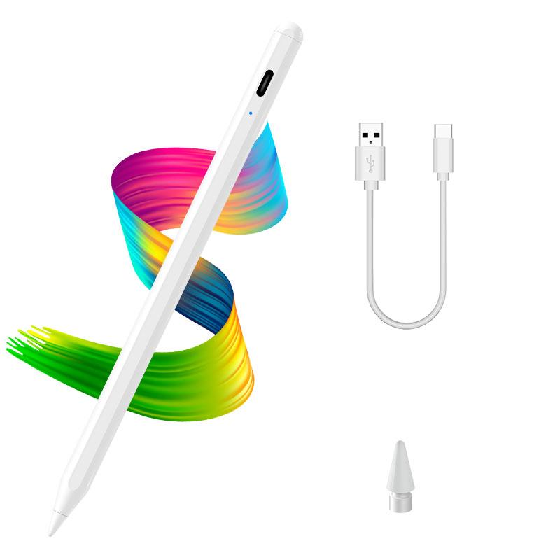 Stylet Actif Magnétique avec Rejet de la Paume Écran Tactile Stylet Capacitif 2ème Génération pour Apple Ipad Pro 11 Air 5 Mini 7