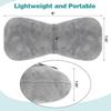 Adjustable Strap Neck Support Pillow Versatile Waist Support Pillow New Car Headrest Cushion  Sleep