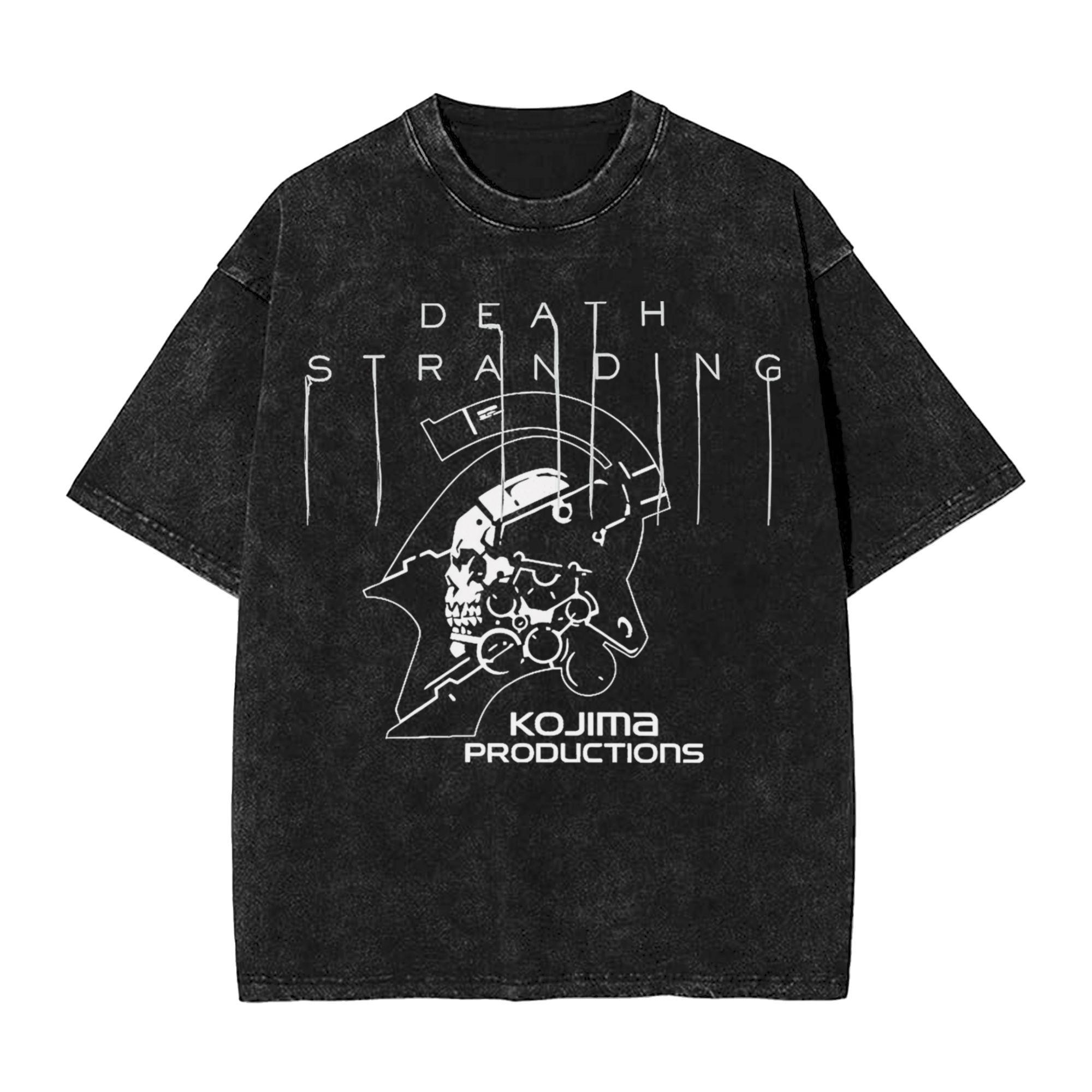 

Death Stranding 2 On the Beach Відеогра Футболка Вінтажний Стиль Для Унісекс Жінок 100% Бавовна Футболки Футболка Одяг L