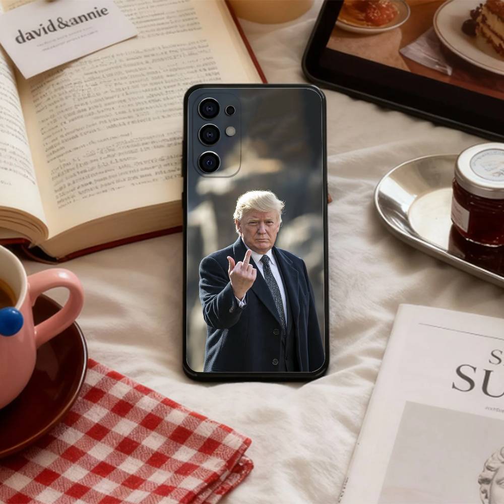 COOL T_trumps Handyhülle Für Samsung S 25,24,23,22,30,21,10,9,Ultra,Plus,Lite,FE,4,5 G Weiche Schwarze Hülle