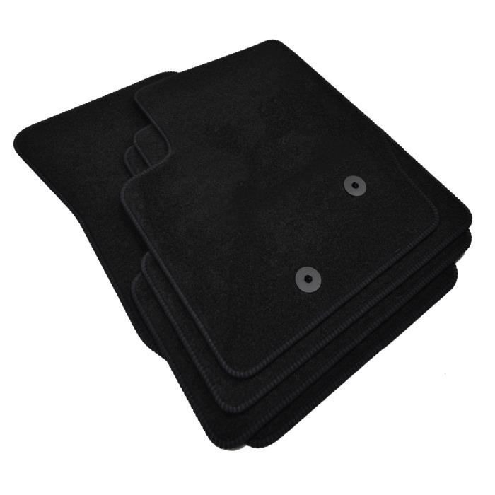 Tapis de sol - Volvo - XC90 - Noir - 4 pièces - Renforcé sous les pédales