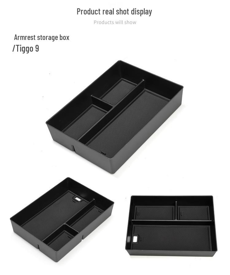 Tiggo 9 Center Console Armrest Storage Box (2023-2025) - Car Organization Accessory