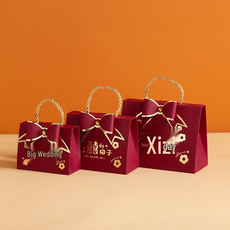 Chinese Style Creative Wedding Candy Gift Box - Handheld Packaging