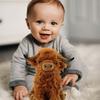 Vache des Highlands Peluche Living Nature Ours en Peluche Jouets Mignons à Câliner Enfants