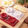 Multifunctional Egg Slicers Stainless Steel Slicer Fancy Splitter Egg Cutting Tool Home Two In One Egg Cutter Kitchen Gadgets