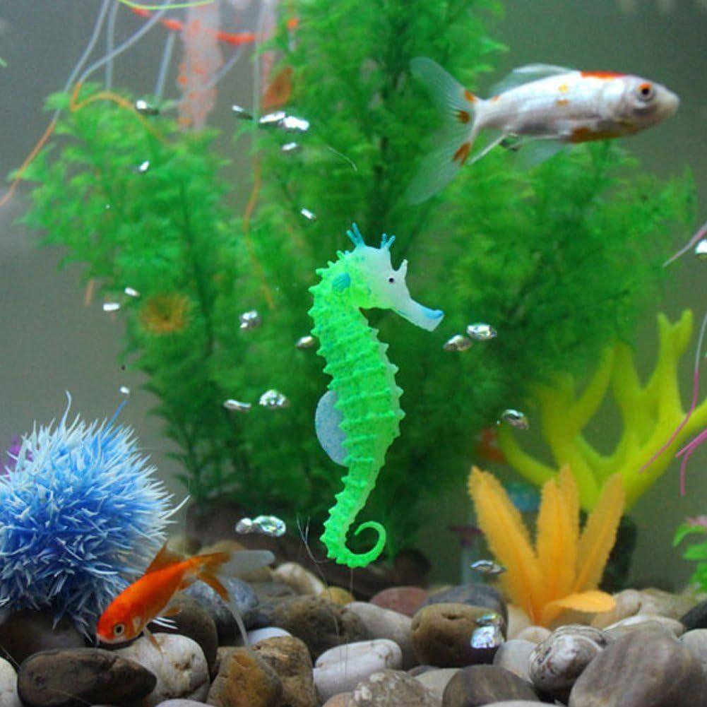 Im Dunkeln Silikon Realistische Figur für Badespielzeug Aquarium Dekoration Sammlerstück