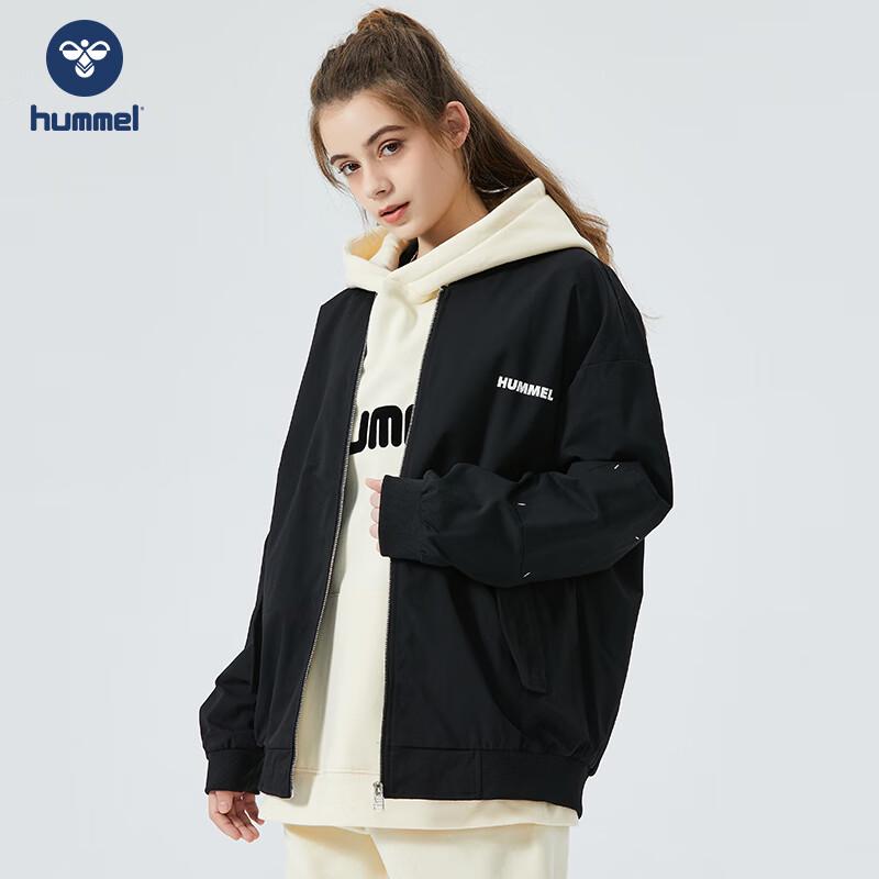 

Hummel Unisex Loose Fit Bomber Baseball Jacket L