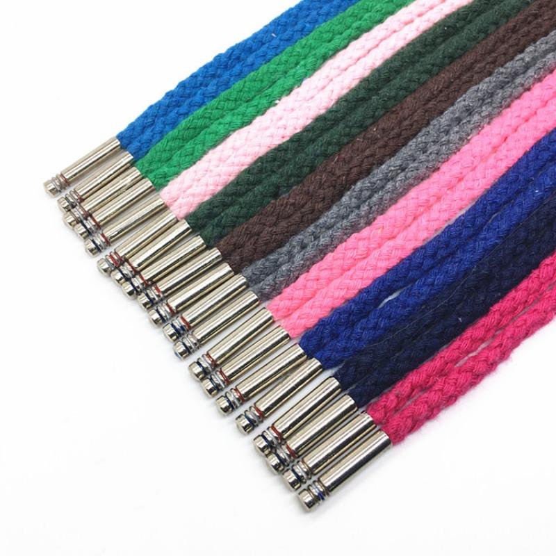 6mm Eight Strand Polyester Cotton Rope For Sports Pants Waist Rope, Clothing Drawstring, Dress Waist Rope, Shoelaces TJ21032
