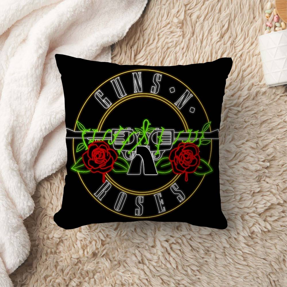 GGuns N RRoses Personalized Picture Text Home Decorative Pillows Household Gifts Xcm