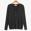 Large size new spring and autumn knitted sweater women's cardigan long-sleeved V-neck short sweater small shawl jacket top
