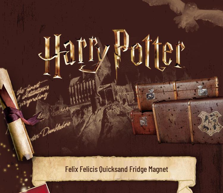 Originální Harry Potter Felix Felicis 3D kovový magnet na lednici s dárkovým balením