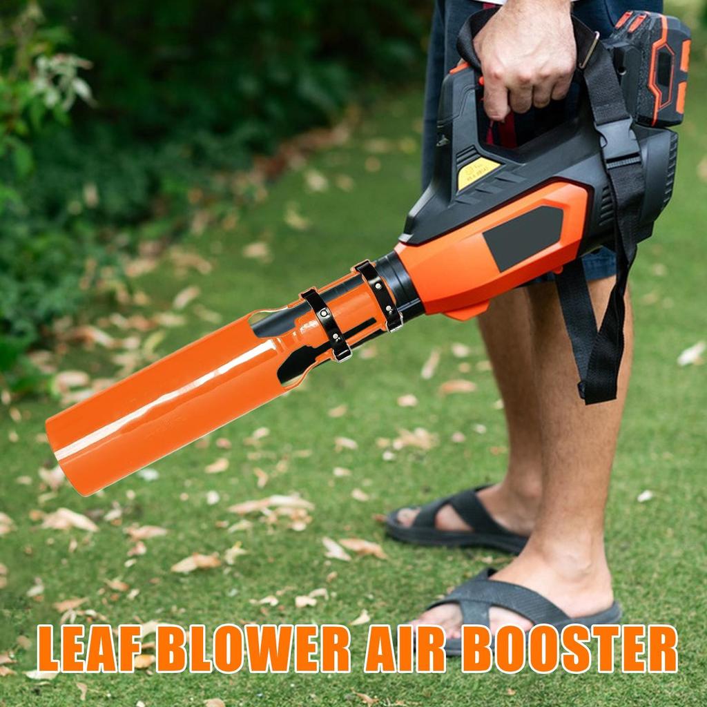 Leaf Blower Air Booster Metal Extension Amplifier for Cleanup Efficiency Leaves Blower Accessories for Garden Yard Patio Lawn