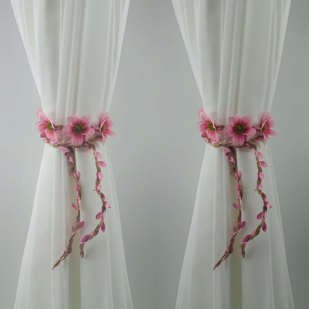 Fresh Wreath Curtain Strap Super Fairy Forest Flower Strap Decorative Strap Plant Vine Curtain Strap