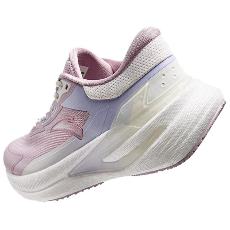 Anta Royal Road Cushioning Wear-Resistant Low-Top Sprint Running Shoes Women's Pink White Sneakers 122435536-3