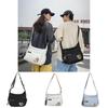 Fashionable Casual Shoulder Bag For Couples In Black White And Blue Colors