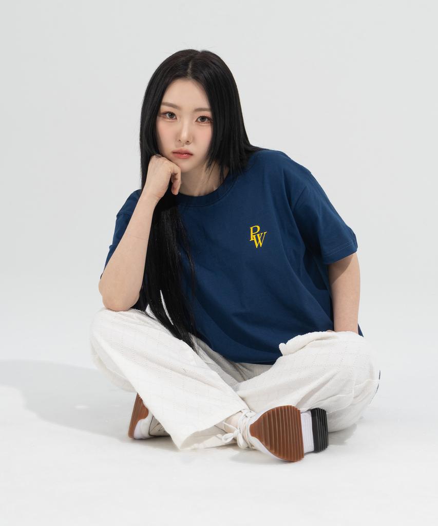 Peijeuhwaiteu [Phase_1] Pw Logo Tee_Dark Blue / 8802026-St09