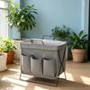 Storage Basket Foldable Dirty Laundry Basket Multipurpose Strong Load-Bearing Organizer for Clothes Groceries Snacks