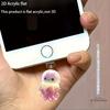 2Dflat, 1pc 2D Cute Jellyfish Theme Mobile Phone Dust Plug: Suitable for IPhone/Type-C Connector - Acrylic Mobile Maintenance, Perfect Holiday Gift