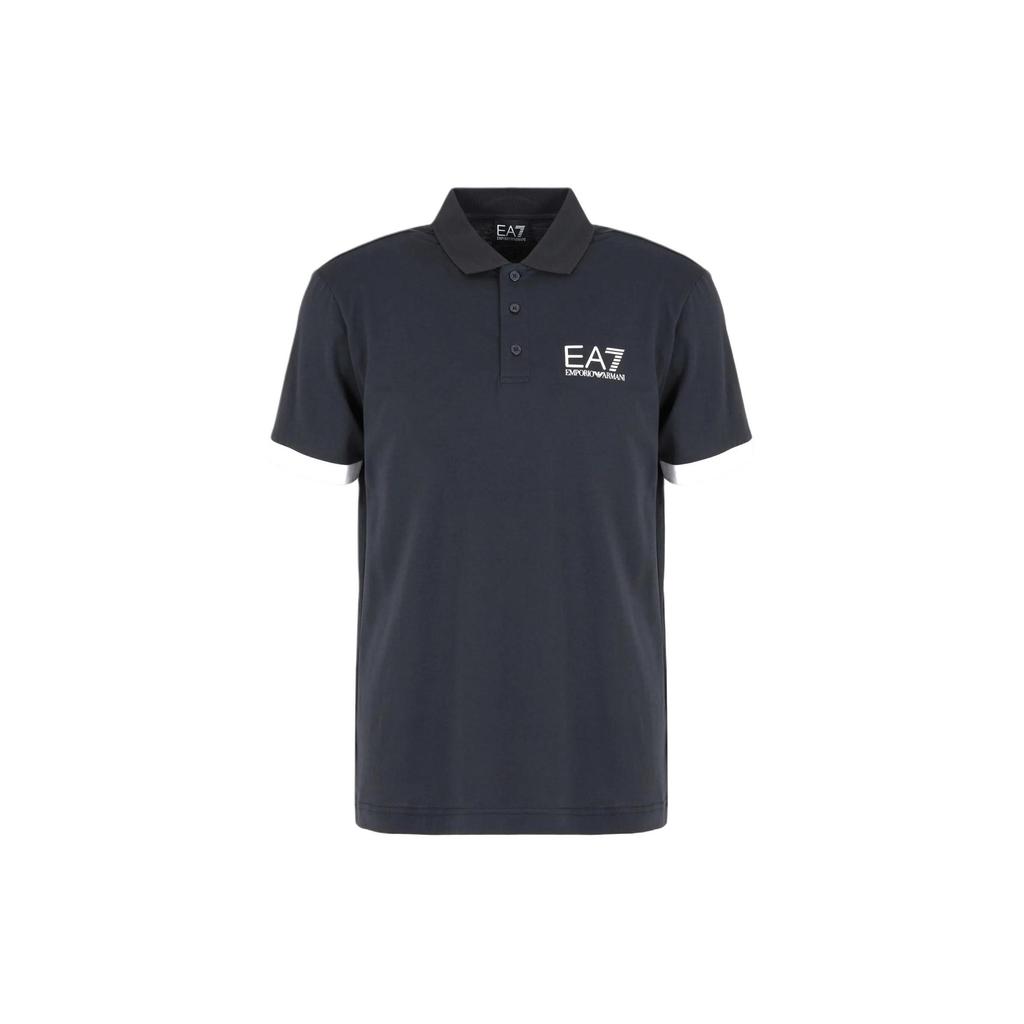 Emporio Armani EA7 SS24 Polo Shirt Men's Midnight Blue 3DPF03-PJ02Z-1578